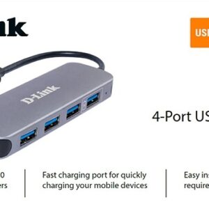هاب 4 پورت USB 3.0 دی لینک مدل DUB-1340
