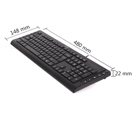 ابعاد کیبورد ای فورتک A4TECH KD-600