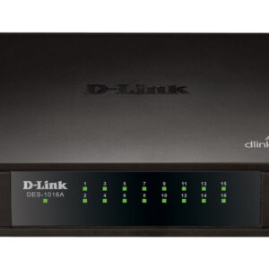 سوئیچ 16 پورت مگابیتی و دسکتاپ دی لینک مدل DES-1016A