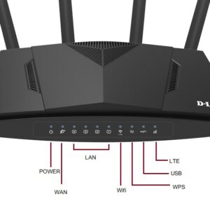 مودم روتر 4G LTE بی سیم N300 دی لینک مدل DWR-M921