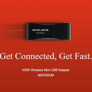 کارت شبکه USB بی‌ سیم 300Mbps مرکوسیس مدل MW300UM