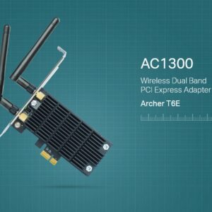 کارت شبکه بی‌سیم و دوباند AC1300 تی پی لینک مدل Archer T6E