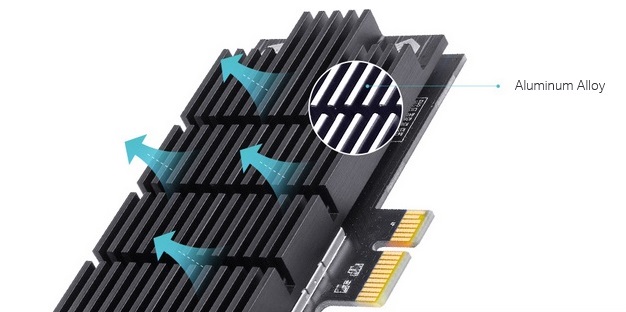 کارت شبکه بی‌سیم و دوباند AC1300 تی پی لینک مدل Archer T6E