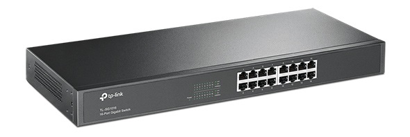 سوئیچ 16 پورت گیگابیتی و رکمونت تی پی لینک مدل TL-SG1016