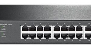 سوئیچ 24 پورت گیگابیتی و رکمونت تی پی لینک مدل TL-SG1024D
